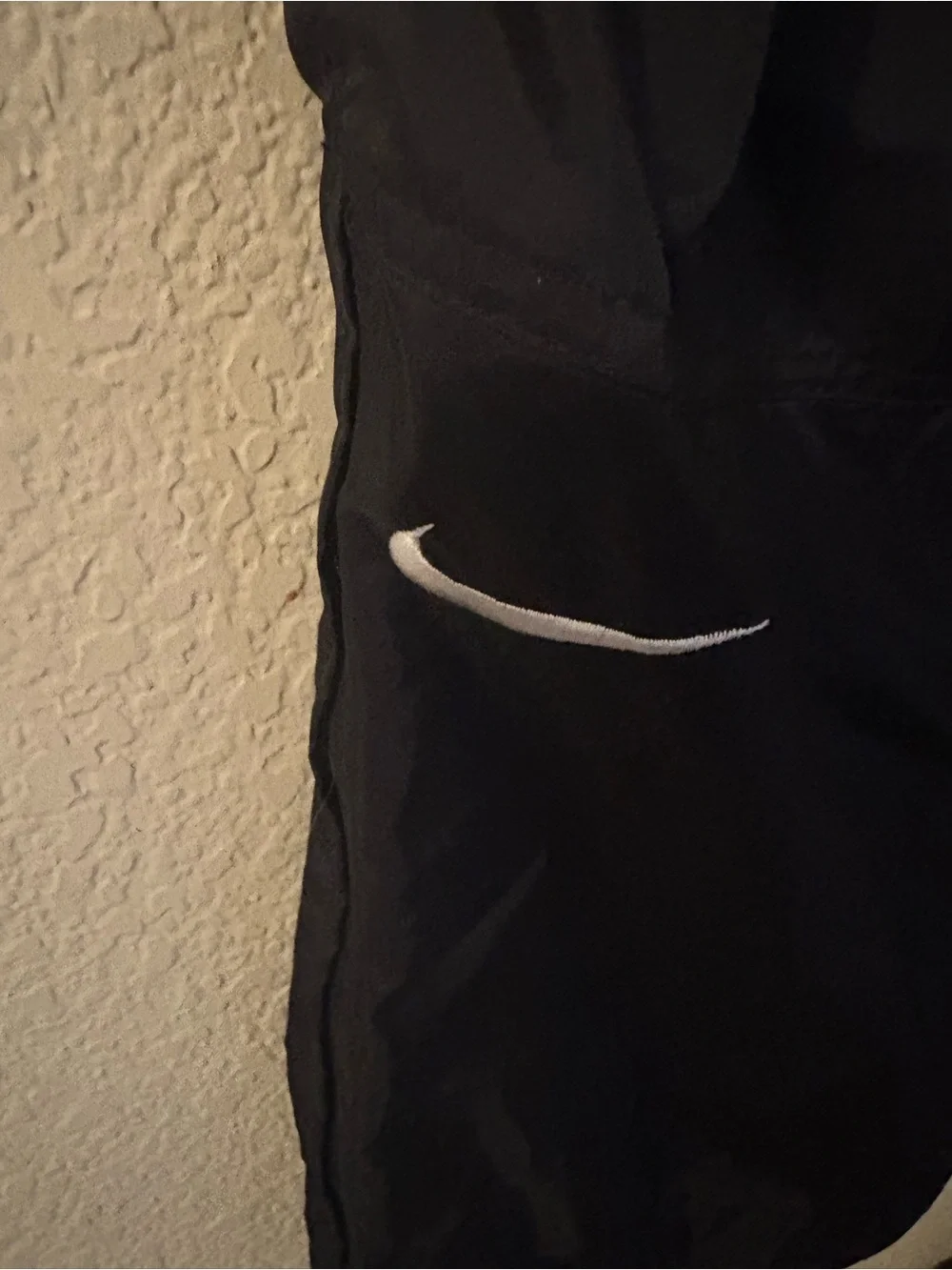 Nike Black Woven Track Pants Men’s XL Lined Athletic Joggers